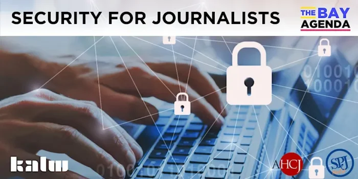 Security for Journalists - Bay Area Agenda event banner